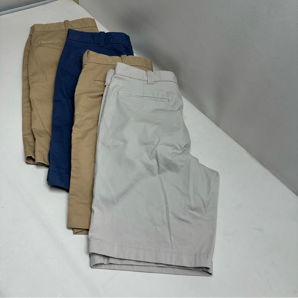 ✨bundle ✨J. Crew Men's lot of four Shorts 11”inseam size 35